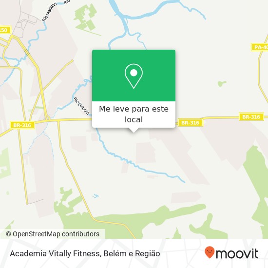 Academia Vitally Fitness mapa