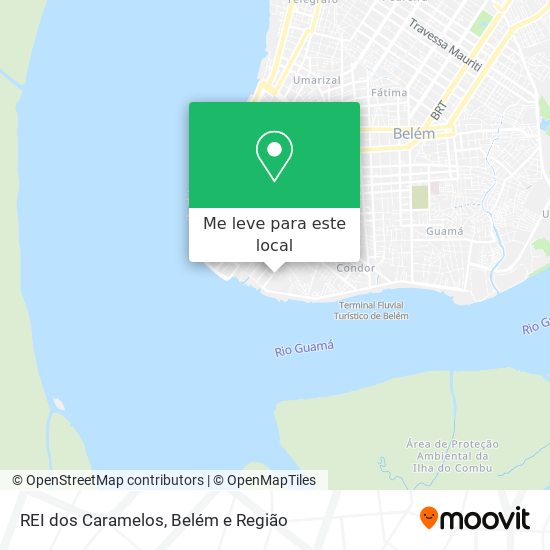 REI dos Caramelos mapa