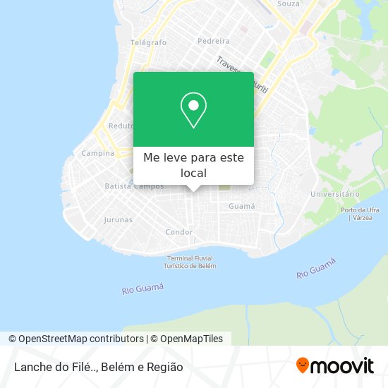 Lanche do Filé.. mapa