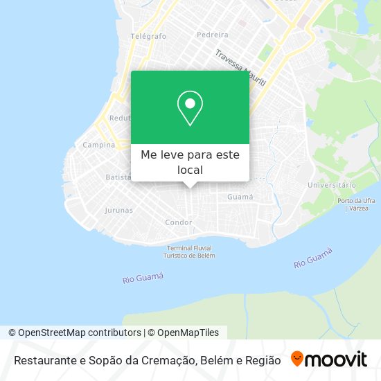 Restaurante e Sopão da Cremação mapa
