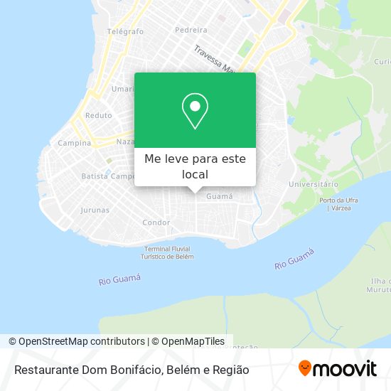 Restaurante Dom Bonifácio mapa