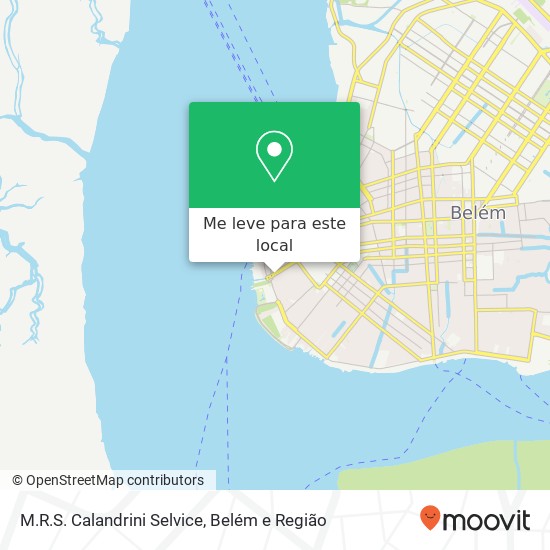 M.R.S. Calandrini Selvice, Avenida Almirante Tamandaré Cidade Velha Belém-PA 66020-020 mapa