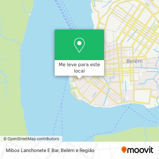 Mibos Lanchonete E Bar mapa