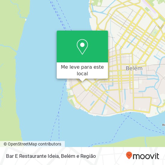 Bar E Restaurante Ideia, Travessa São Francisco, 408 Batista Campos Belém-PA 66023-185 mapa