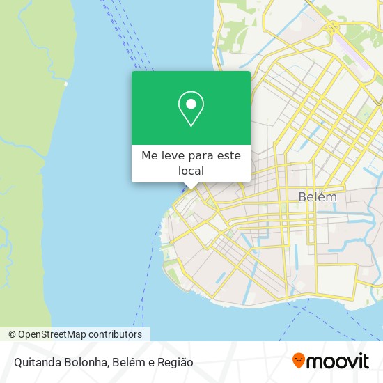 Quitanda Bolonha mapa