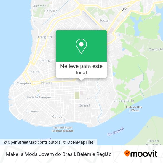 Makel a Moda Jovem do Brasil mapa