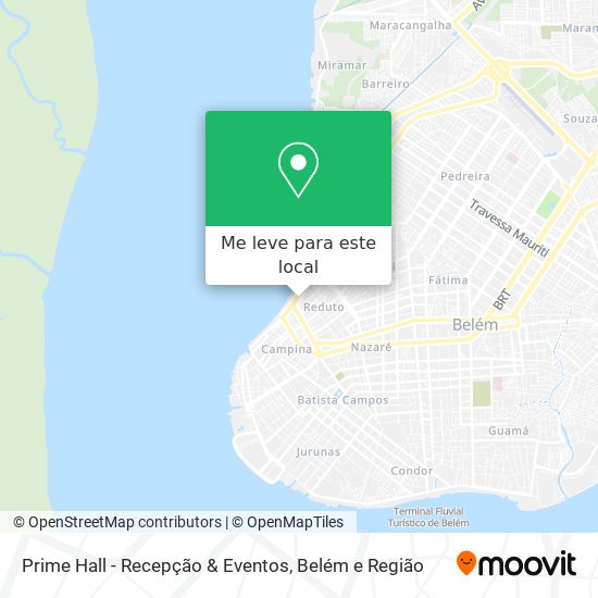 Prime Hall - Recepção & Eventos mapa