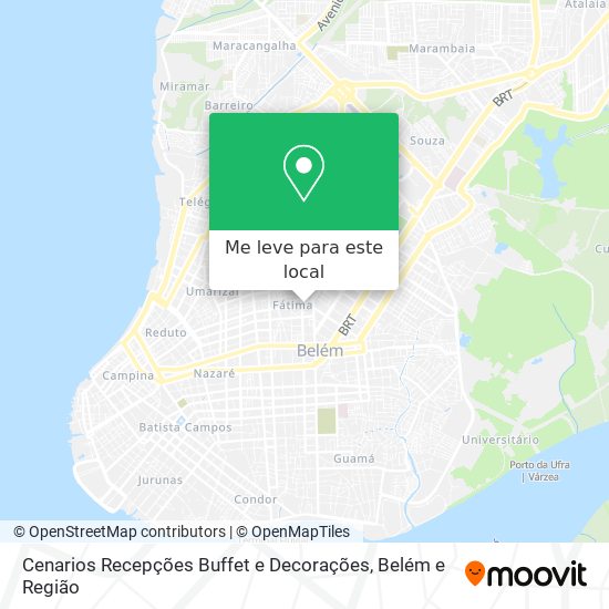 Cenarios Recepções Buffet e Decorações mapa