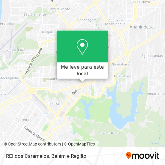 REI dos Caramelos mapa