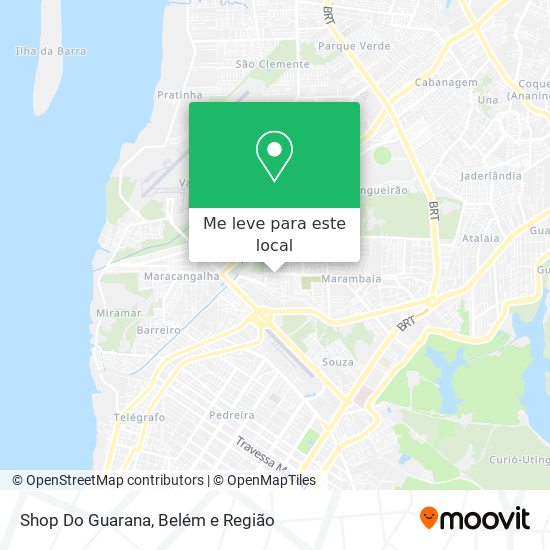 Shop Do Guarana mapa