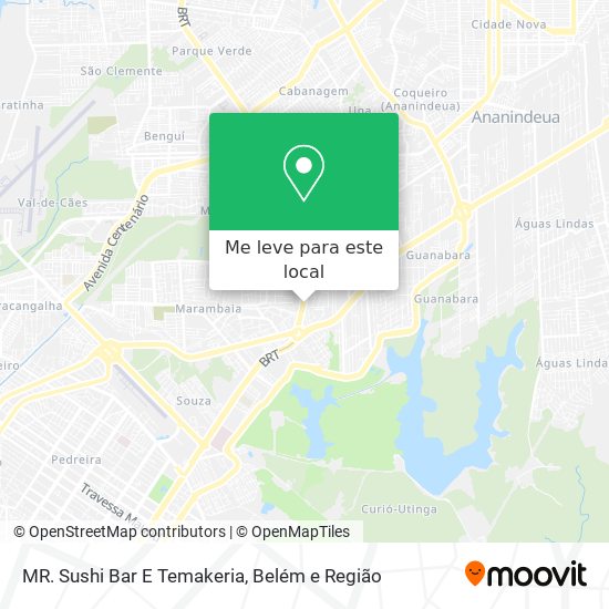 MR. Sushi Bar E Temakeria mapa