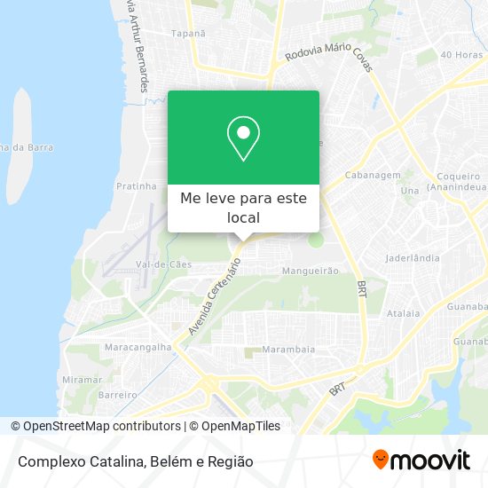 Complexo Catalina mapa