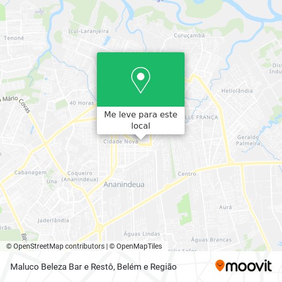 Maluco Beleza Bar e Restô mapa