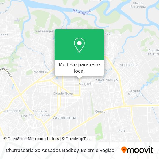 Churrascaria Só Assados Badboy mapa