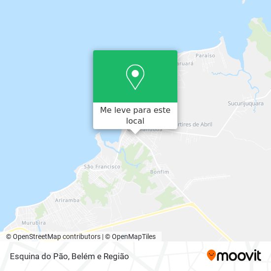 Esquina do Pão mapa