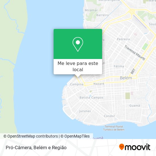 Pró-Câmera mapa