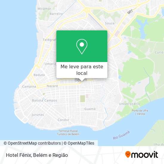 Hotel Fênix mapa
