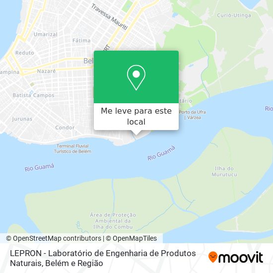 LEPRON - Laboratório de Engenharia de Produtos Naturais mapa