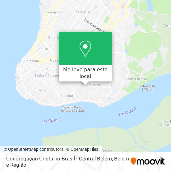 Congregação Cristã no Brasil - Central Belem mapa