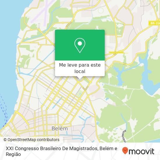 XXI Congresso Brasileiro De Magistrados mapa
