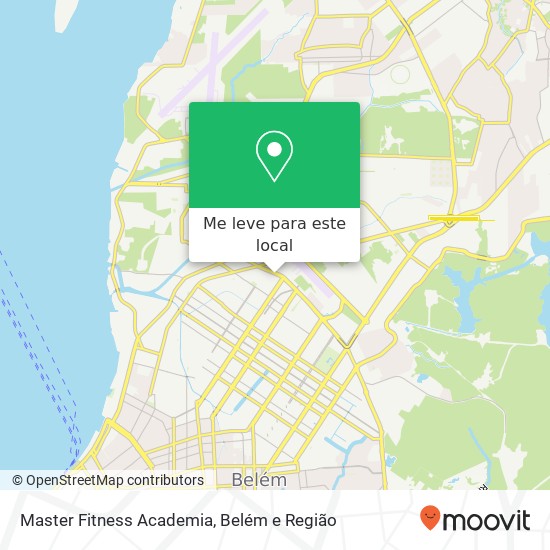 Master Fitness Academia mapa