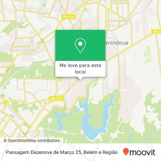 Passagem Dezenove de Março 25 mapa