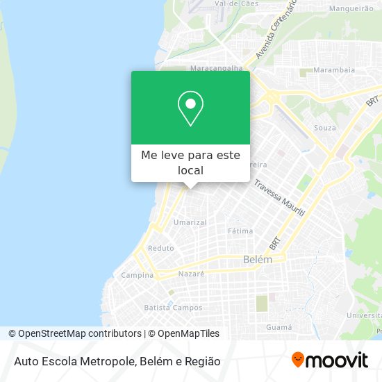 Auto Escola Metropole mapa