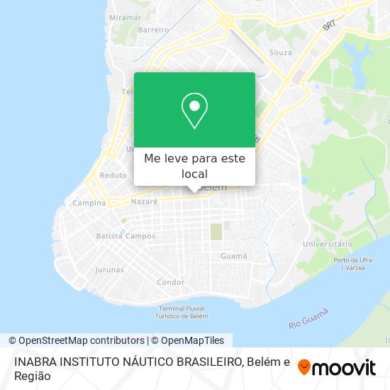 INABRA  INSTITUTO NÁUTICO BRASILEIRO mapa