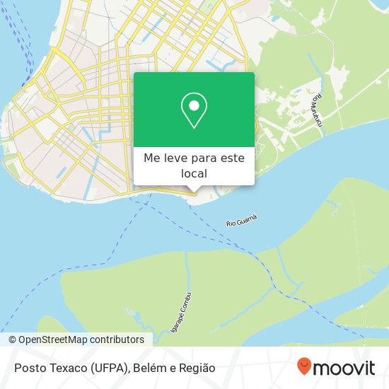 Posto Texaco (UFPA) mapa