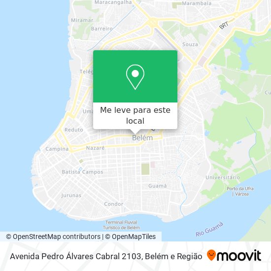 Avenida Pedro Álvares Cabral 2103 mapa