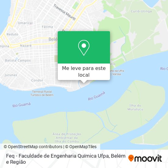 Feq - Faculdade de Engenharia Química Ufpa mapa