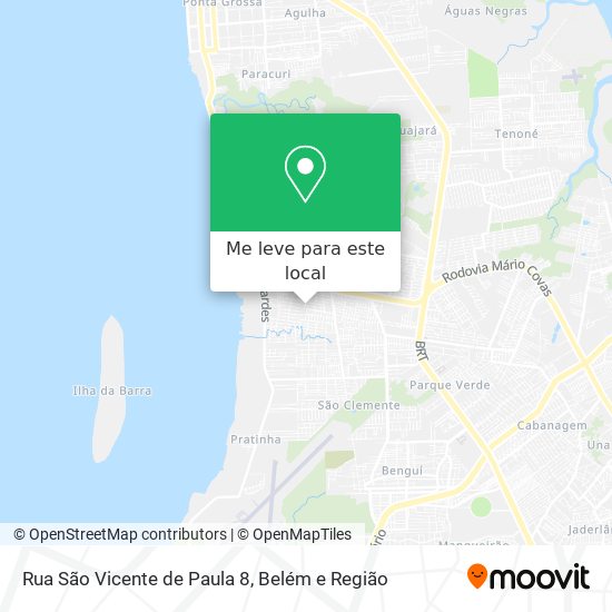 Rua São Vicente de Paula 8 mapa