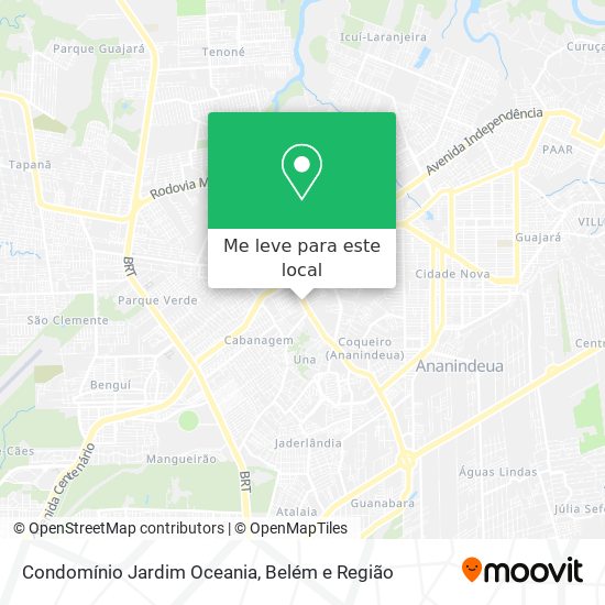 Condomínio Jardim Oceania mapa