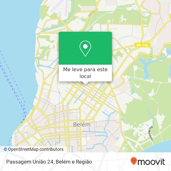 Passagem União 24 mapa