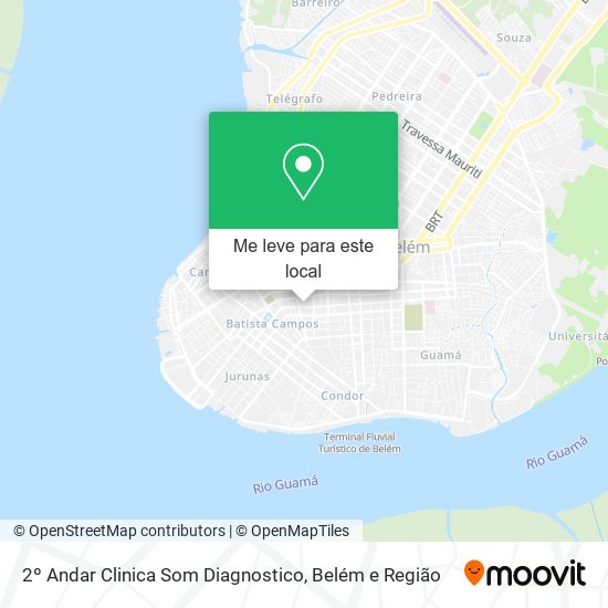 2º Andar Clinica Som Diagnostico mapa