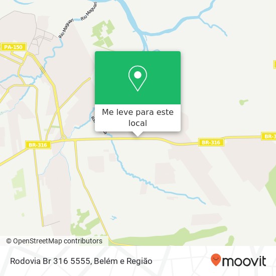 Rodovia Br 316 5555 mapa