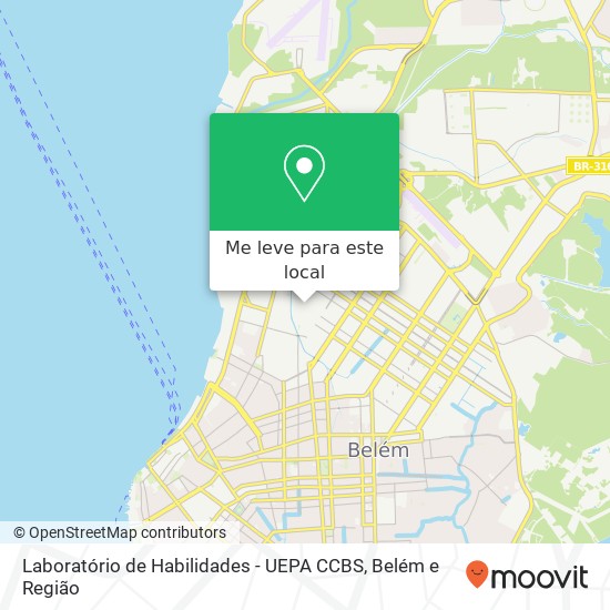 Laboratório de Habilidades - UEPA CCBS mapa