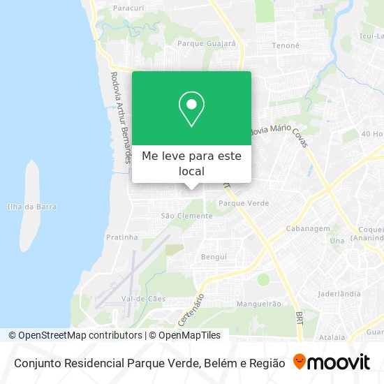 Conjunto Residencial Parque Verde mapa