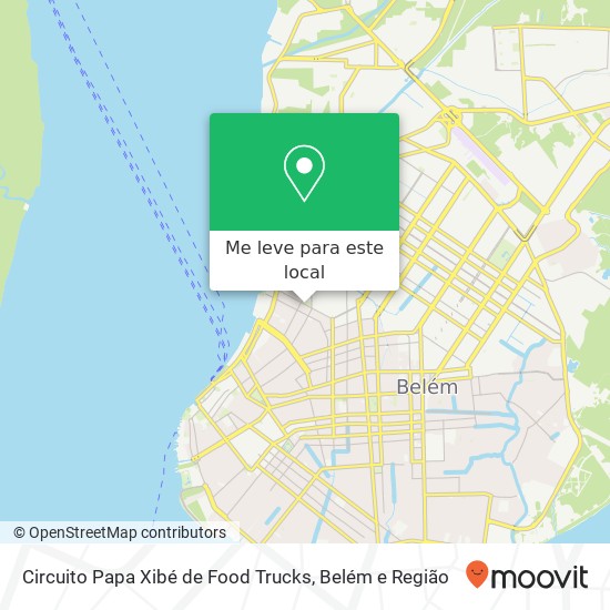 Circuito Papa Xibé de Food Trucks mapa