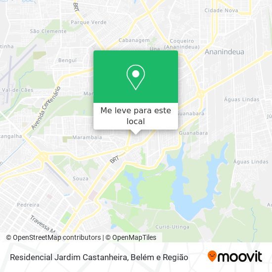 Residencial Jardim Castanheira mapa