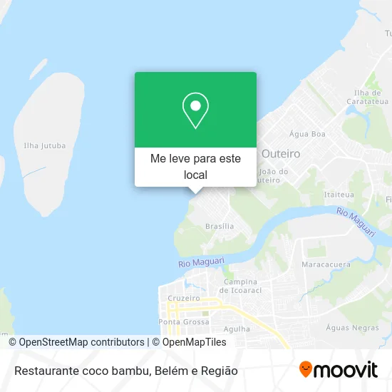 Restaurante coco bambu mapa