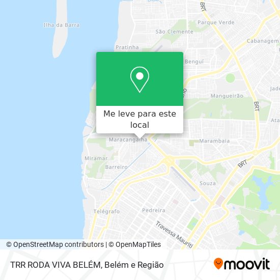 TRR RODA VIVA BELÉM mapa