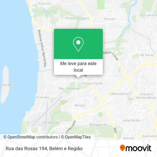 Rua das Rosas 194 mapa