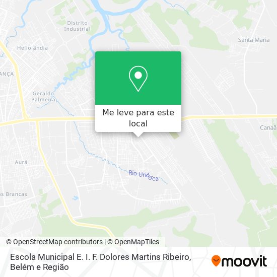 Escola Municipal E. I. F. Dolores Martins Ribeiro mapa