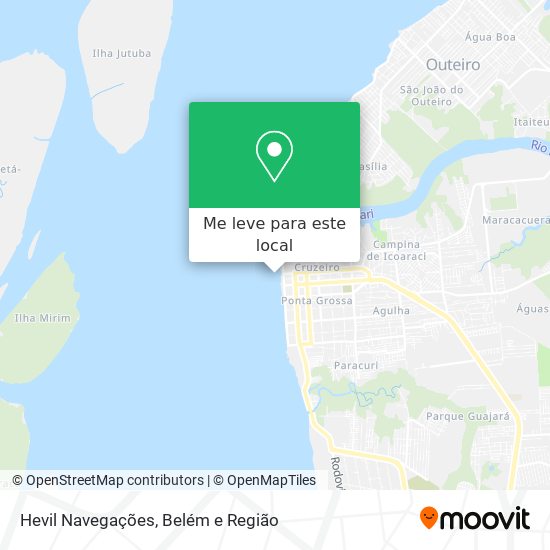 Hevil Navegações mapa