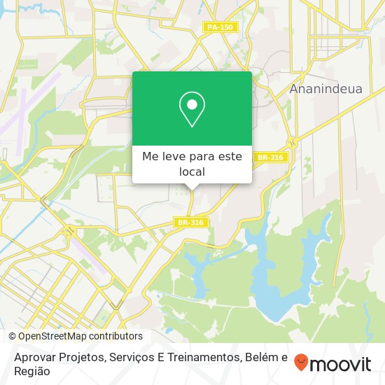 Aprovar Projetos, Serviços E Treinamentos mapa