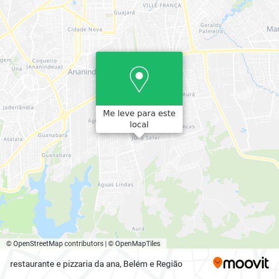 restaurante e pizzaria da ana mapa