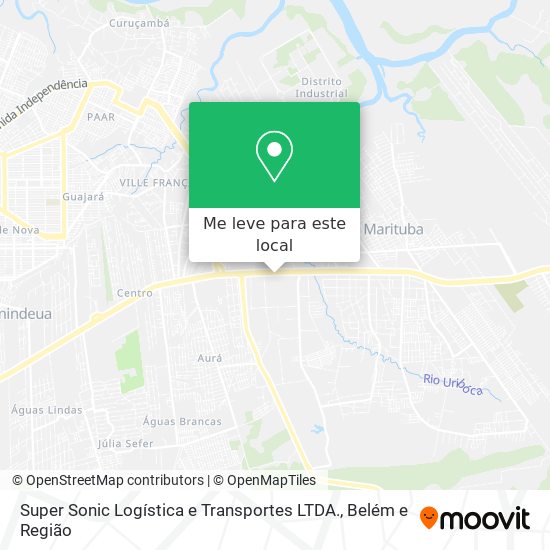 Super Sonic Logística e Transportes LTDA. mapa