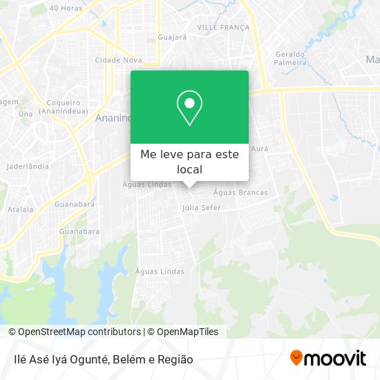 Ilé Asé Iyá Ogunté mapa