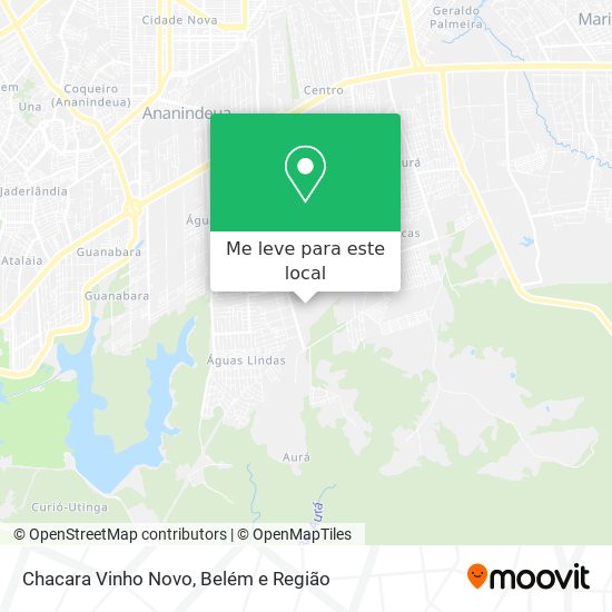 Chacara Vinho Novo mapa